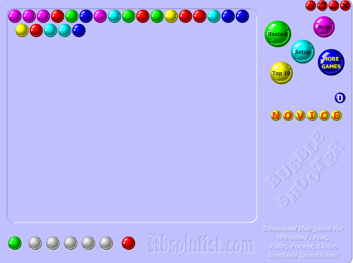 Bubble Shooter CSS Positioning