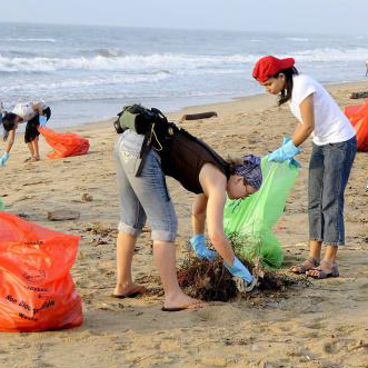 Beach clean up